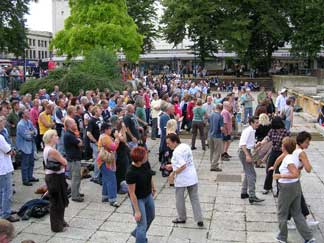 Sunday, 24 July, at Kings Square